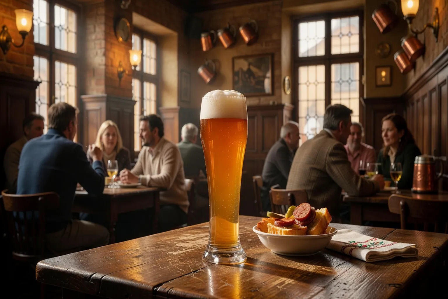 Récolte du houblon à Žatec, Bohême