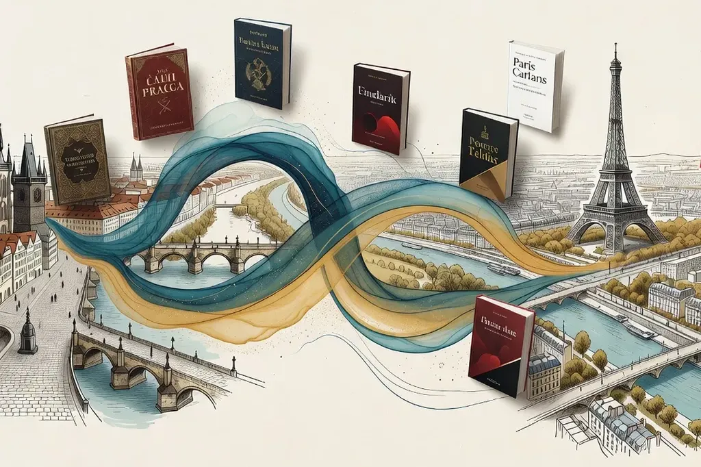 L’œuvre de Kundera entre Prague et Paris