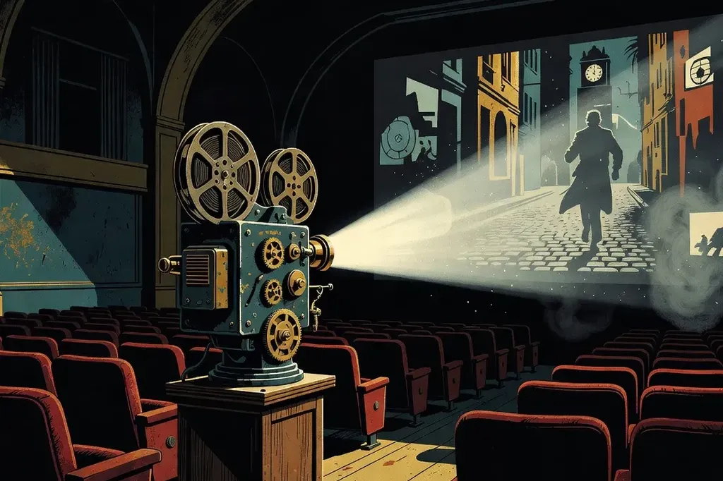 Salle de cinéma classique à Prague