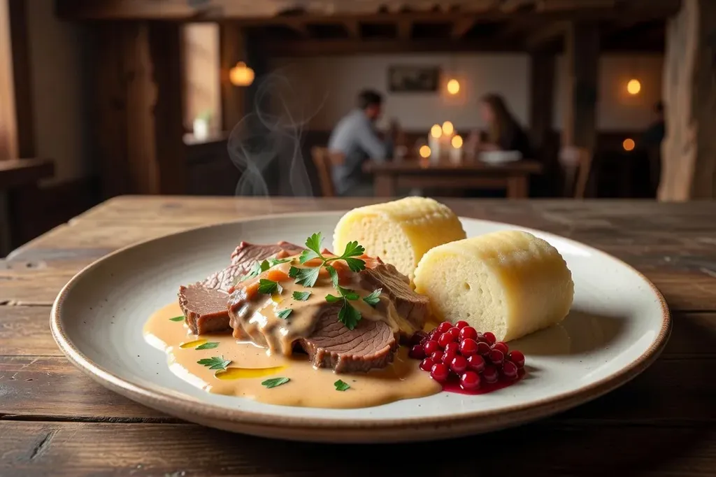 Le svíčková, plat national tchèque