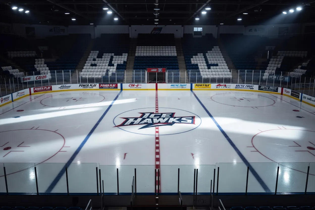 Patinoire de hockey sur glace en République tchèque