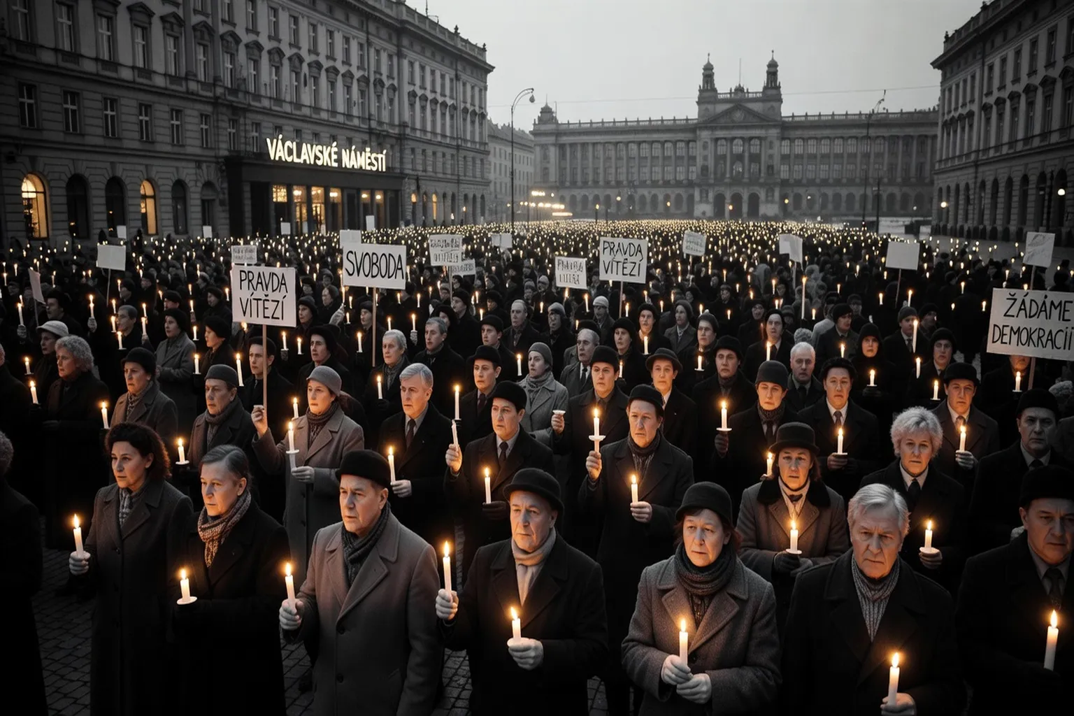 Plakát z undergroundového koncertu 70. let — symbol kulturního odporu
