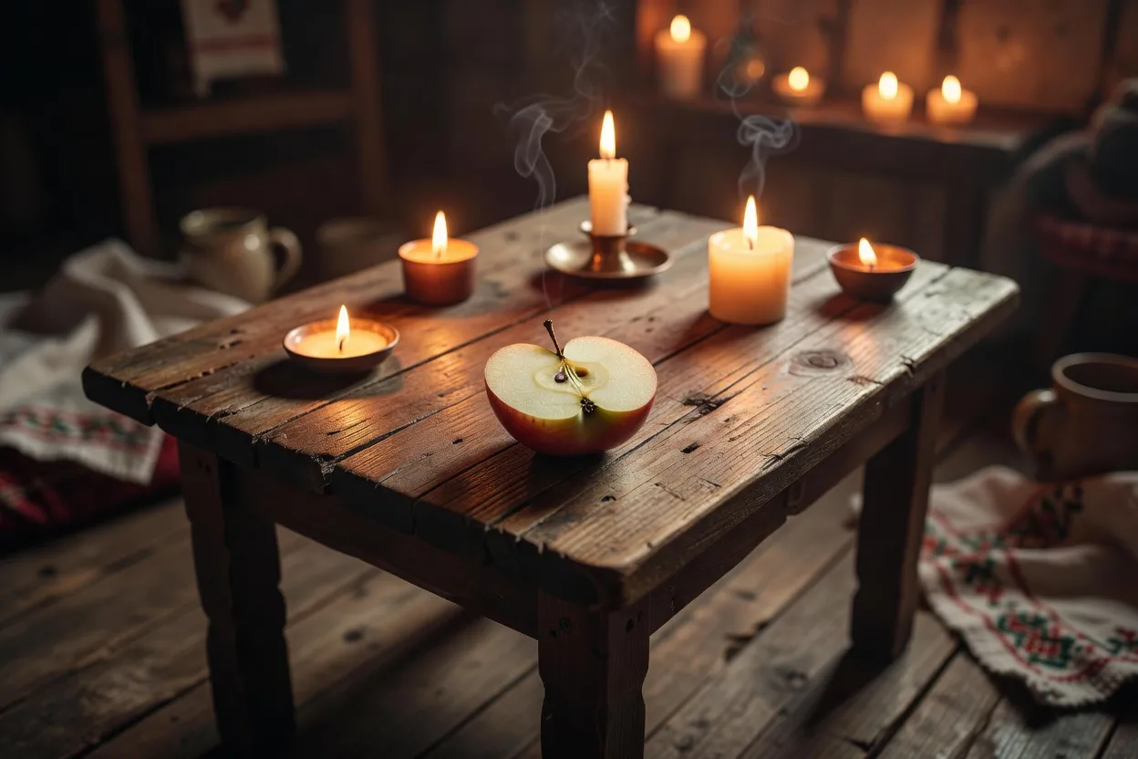 Décorations et rituels du soir de Noël en République tchèque