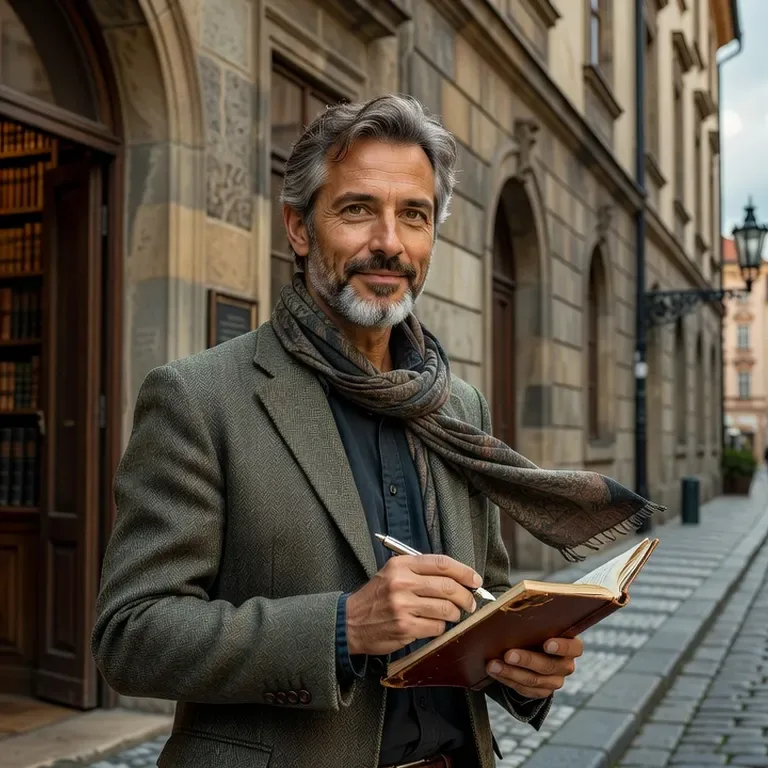 Jan Kopecký, guide culturel et traducteur de Kafka, Prague